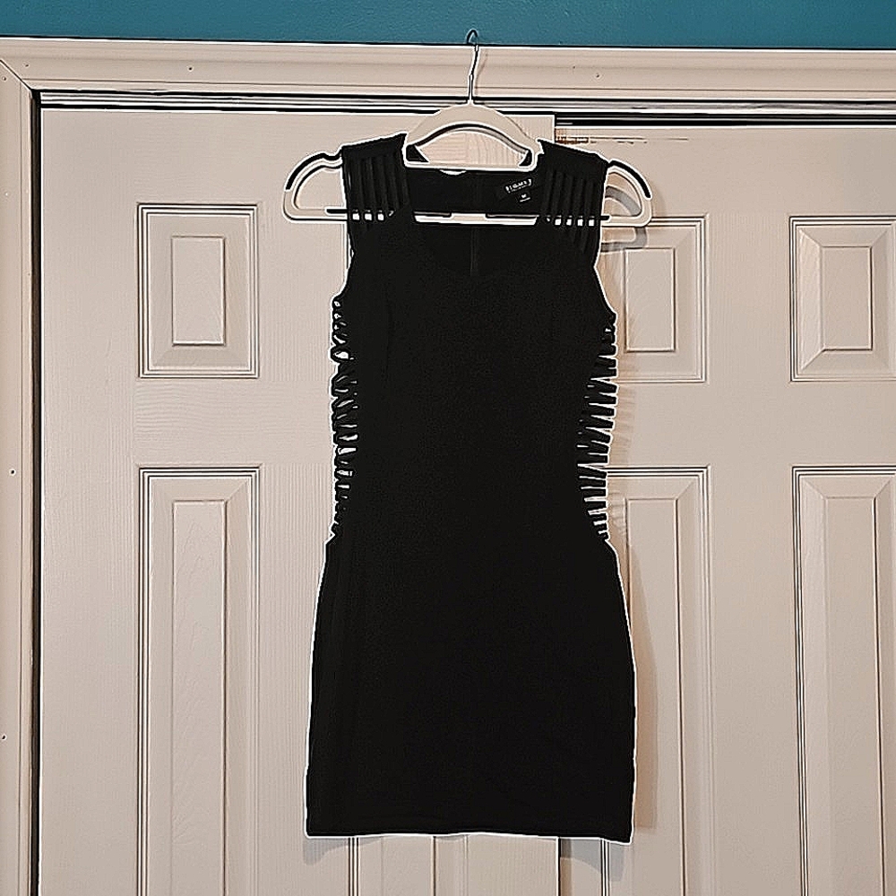 Blaque Market Double Lined Cutout Mini Dress